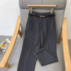 gray with belt / S
