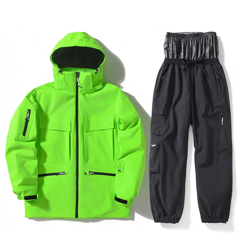 Ски дрехи за жени и мъже, ски якета, комплекти сноуборд костюми, ски якета и панталони, костюми за спорт на открито за жени без секс