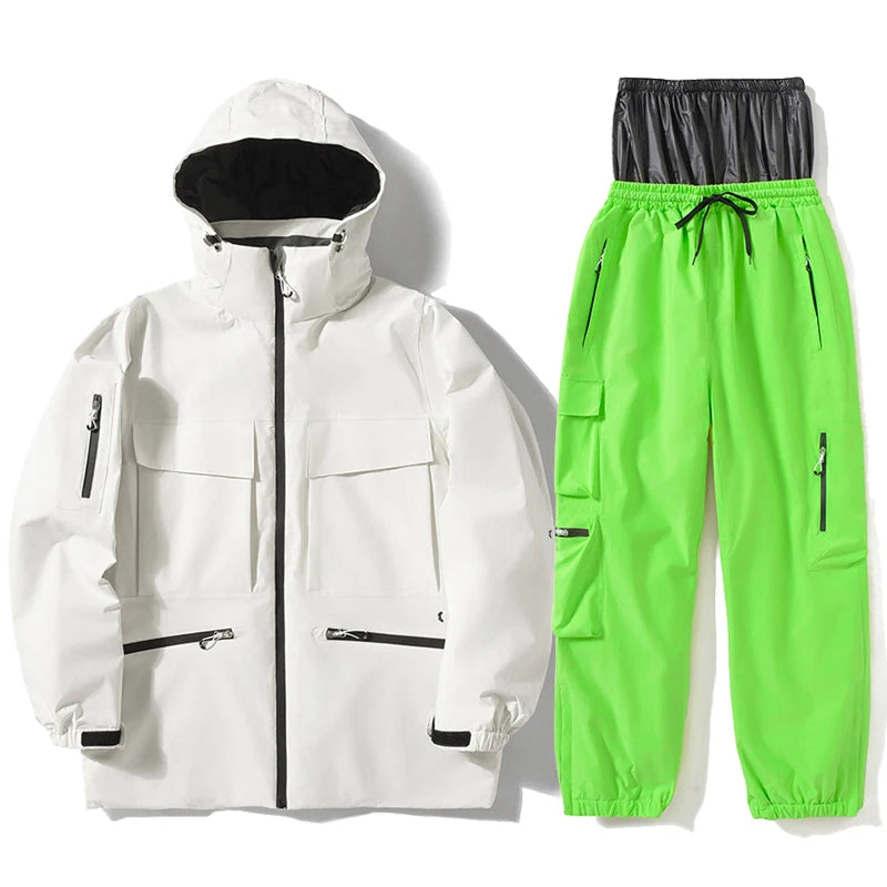 Ски дрехи за жени и мъже, ски якета, комплекти сноуборд костюми, ски якета и панталони, костюми за спорт на открито за жени без секс