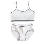 1 Set White / One Size For 8-16Y