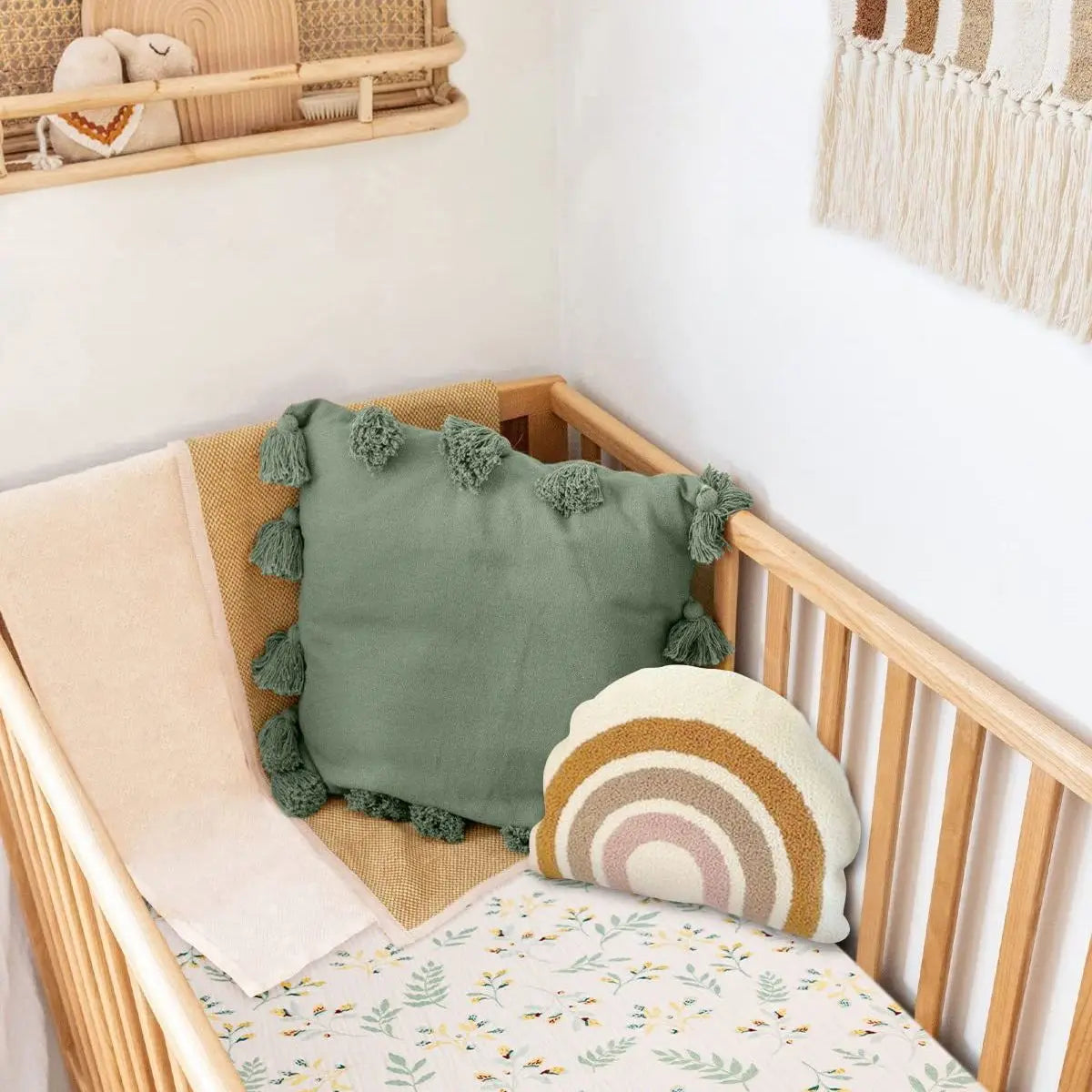 Чаршафи за новородени в различни размери, чаршафи за бебешки креватчета с пристягане, калъфи за матраци, памучни, едноцветни, кувертюри за легло 2024