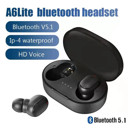 Оригинални A6S TWS слушалки безжични Bluetooth слушалки спортни стерео Bluetooth слушалки за Xiaomi Huawei iPhone