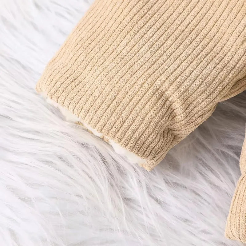 Топло яке, връхно облекло за новородено момченце 0-3 години, ежедневно модно зимно памучно палто с дълъг ръкав, детски дрехи