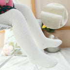 Супер топли чорапогащи за момичета от 0 до 4 години, дебели, детски чорапогащи с полар отвътре, с четкани, удебелени детски панталони за бебета момичета