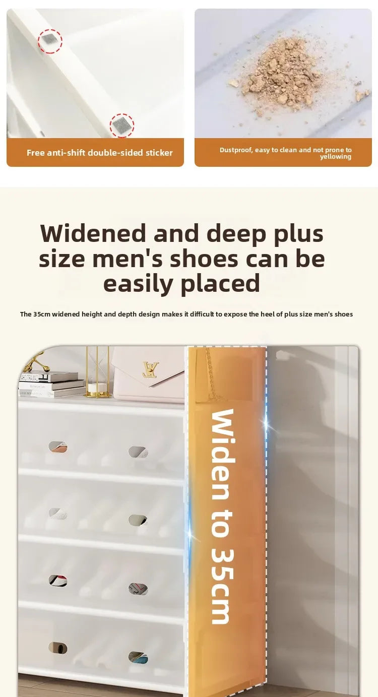 Многослойна стойка за обувки и шапки, монтирана на вратата - лесен за сглобяване, вграден в домакинството, многофункционален шкаф за съхранение за домашна употреба