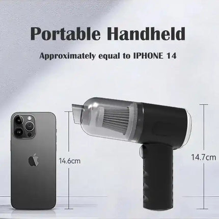 9000Pa безжична прахосмукачка за кола с USB зареждане 1200mAh преносим уред за почистване мини прахосмукачка за мокро и сухо почистване домакински уред