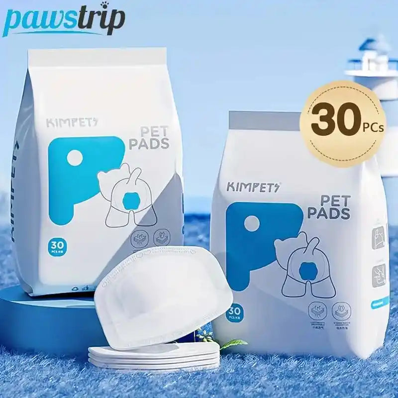30 бр./опаковка Подложки за пелени за кучета за женски кучета, къси гащички за еднократна употреба, физиологични подплънки за домашни любимци, аксесоари за кучета