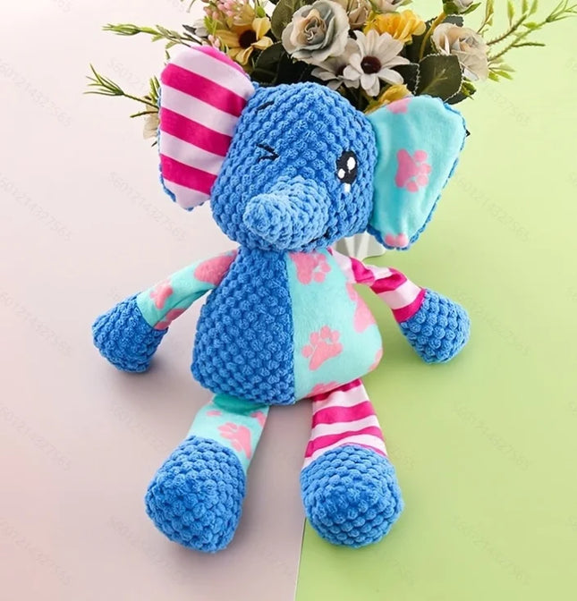 Плюшена играчка за домашни любимци, котка, куче, играчка-пъзел, сладки животни, устойчиви на ухапване, интерактивна, скърцаща, почистваща зъби за кучета, дъвчаща играчка, домашни любимци