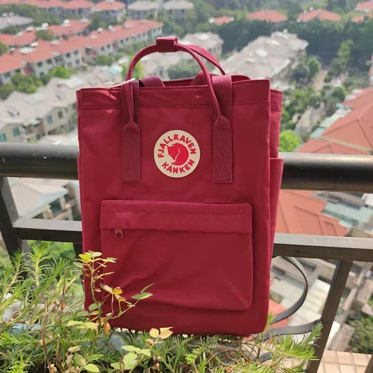 Оригинална чанта за през рамо Fjallraven Kanken с регулируема презрамка, модна двойна чанта за през рамо, неутрална чанта за открито, платнена