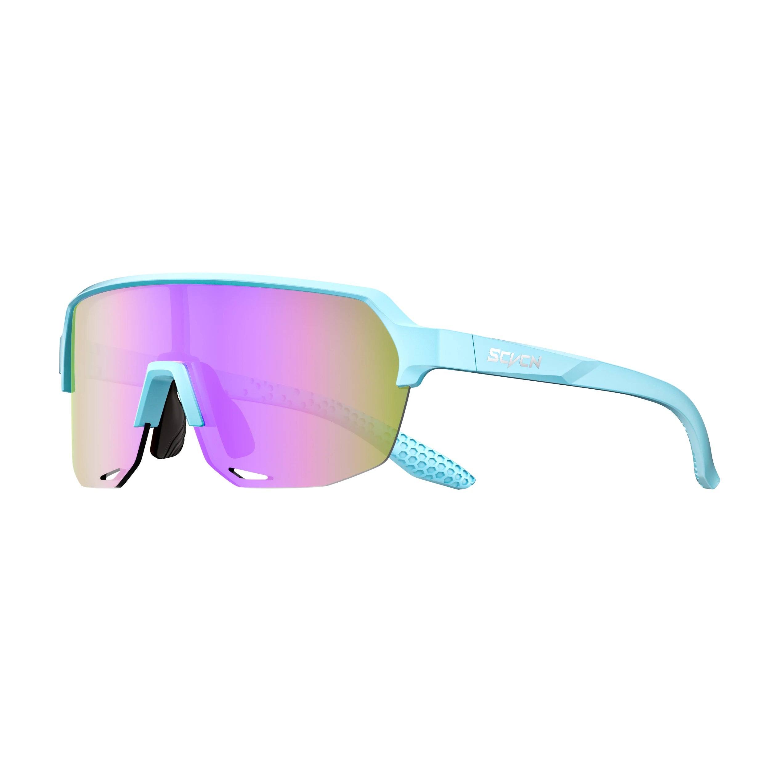 SCVCN Нови детски спортни слънчеви очила за открито UV400 за момчета и момичета, очила за колоездене, детски планински и тунинговани очила за бягане, колоездене и къмпинг