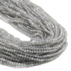 AA Gray Labrodarite / 2mm about 175pcs