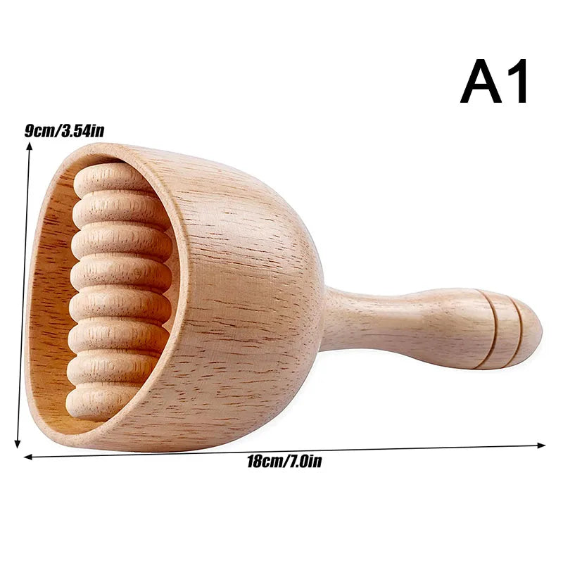 Инструменти за дървесна терапия за оформяне на тялото, дървени инструменти за масаж, лимфен дренажен масажор, инструменти за оформяне на тялото, дървени инструменти за гуа ша