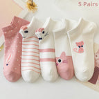 5 Pairs Mixed color / One Size