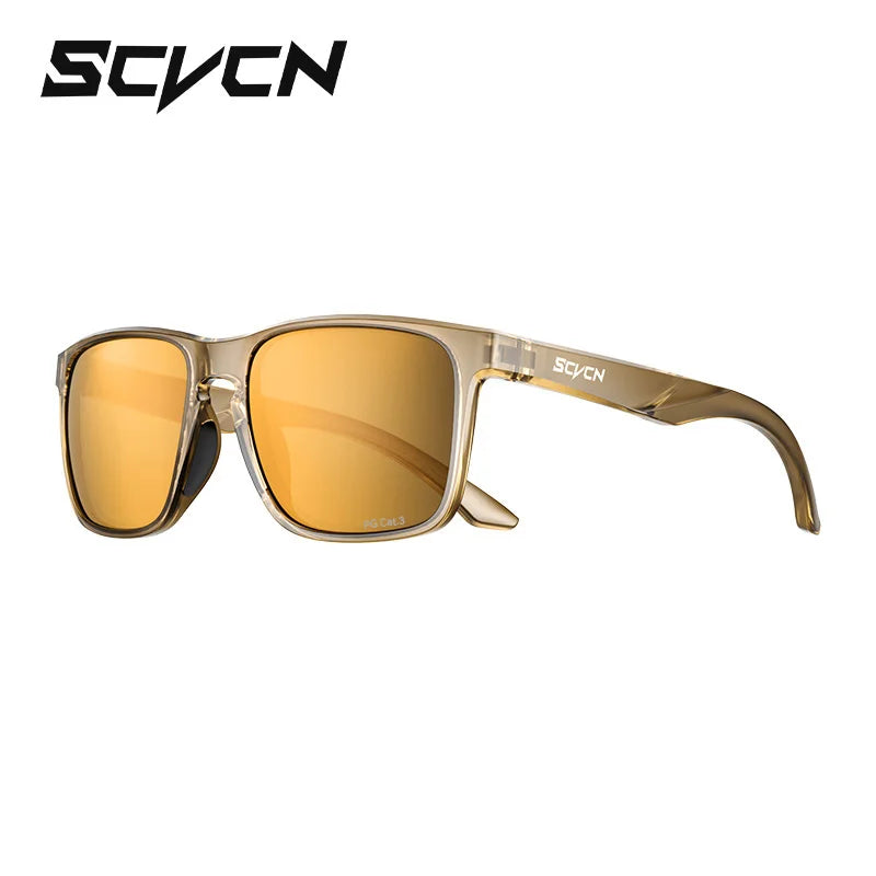 SCVCN Нови фотохромни очила за мъже UV400 MTB Спортове на открито Колоездене Слънчеви очила Модни очила Велосипедни Туризъм Очила за Катерене