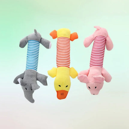 Плюшена играчка за кучета Molar, подходяща за всички кученца, домашни любимци, пищяща играчка за дъвчене, забавна, издръжлива играчка за дъвчене, слон, патица, прасе, домашни любимци, консумативи Molar