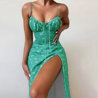 Green Floral 01 / XXXL
