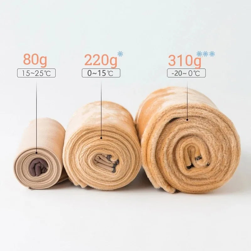 Термо чорапи за жени с поларена подплата, топли зимни чорапогащи с висока талия, секси полупрозрачни черни чорапогащи, термо клинове за жени