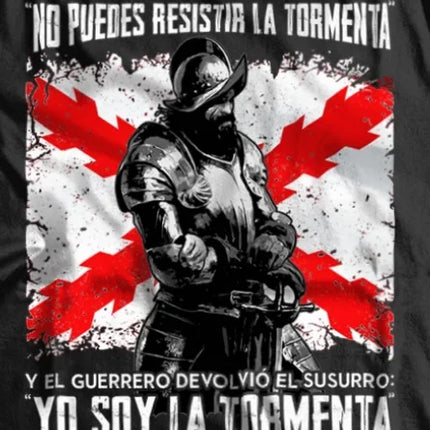 Бордо тениска с кръст и знаме "This Is Spain", ежедневна, 100% памучна, лятна, с къс ръкав и О-образно деколте