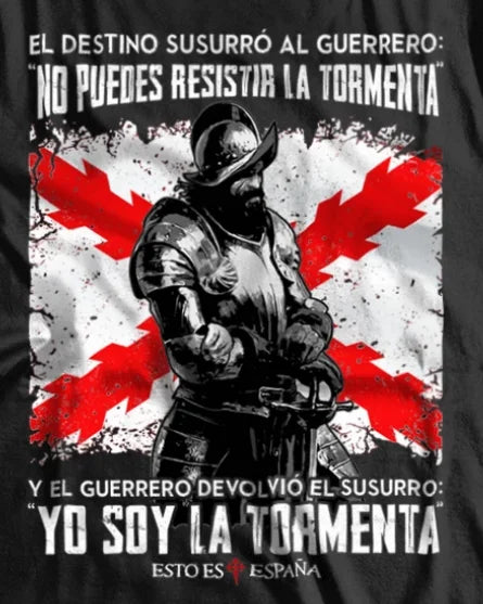 Бордо тениска с кръст и знаме "This Is Spain", ежедневна, 100% памучна, лятна, с къс ръкав и О-образно деколте