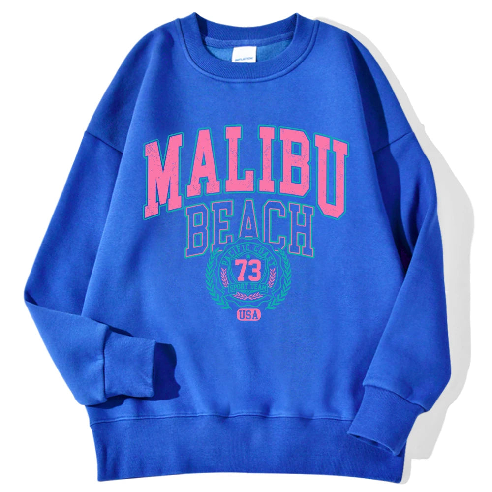 Ню Йорк Калифорния Малибу Булчета Суитчъри Зимни Дамски Ежедневни Свободни Суитчъри с Качулка от Полар Топъл Пуловер с Круг Яке Удобни Дрехи