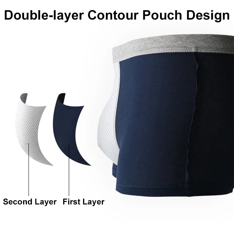 Комплект от 3 боксерки за момчета, висококачествени памучни дишащи боксерки за тийнейджъри, плътни, за зрели тийнейджъри, еластични мъжки боксерки