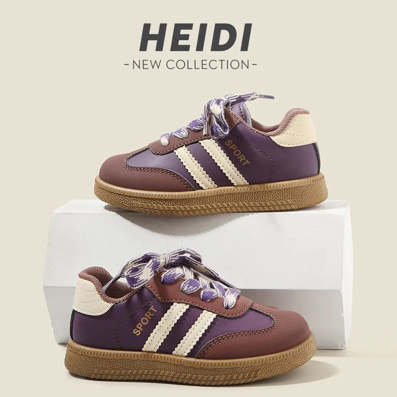 Детски немски тренировъчни обувки, пролет/есен 2025, ежедневни маратонки за момчета и момичета, мека подметка, бели обувки, бебешки ахат