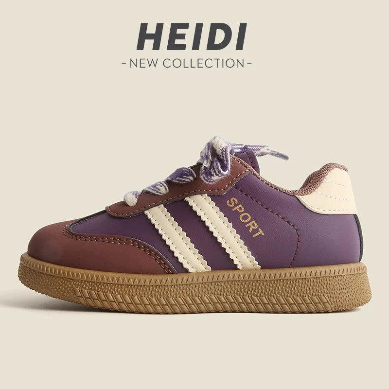 Детски немски тренировъчни обувки, пролет/есен 2025, ежедневни маратонки за момчета и момичета, мека подметка, бели обувки, бебешки ахат