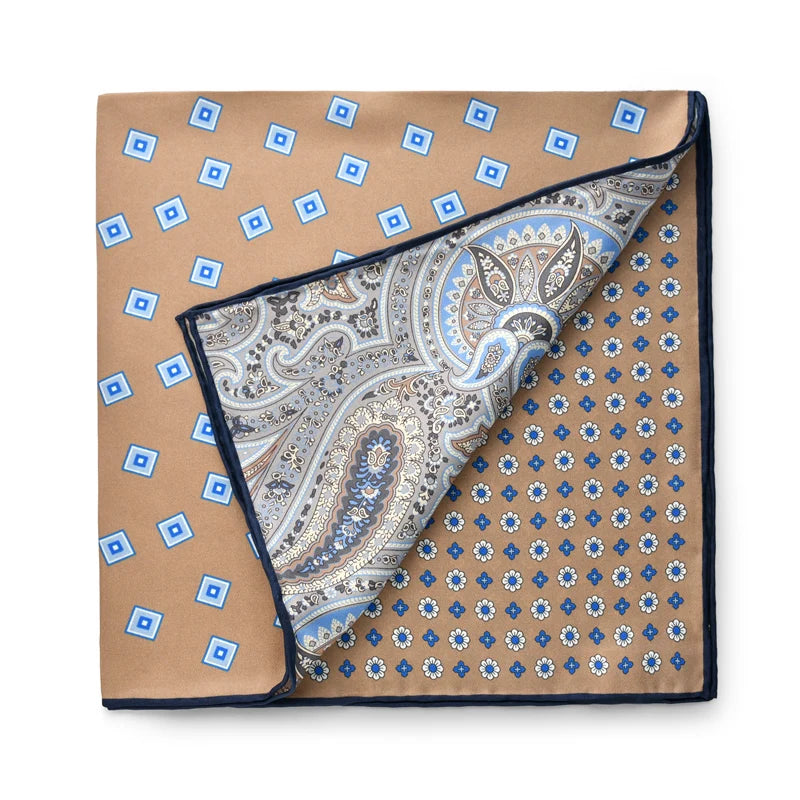 Нов малък квадратен шал от естествена коприна с цвят камила за жени, пролет/есен, мъжки, хиджаб, дамски шалове, луксозни подаръци