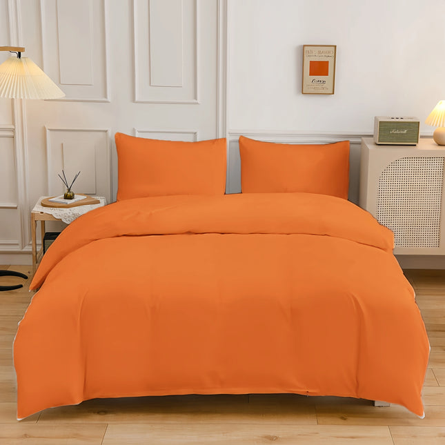 Комплект спално бельо Kuup Queen Size Matte с цветен дизайн и клонки, висококачествен калъф за завивка