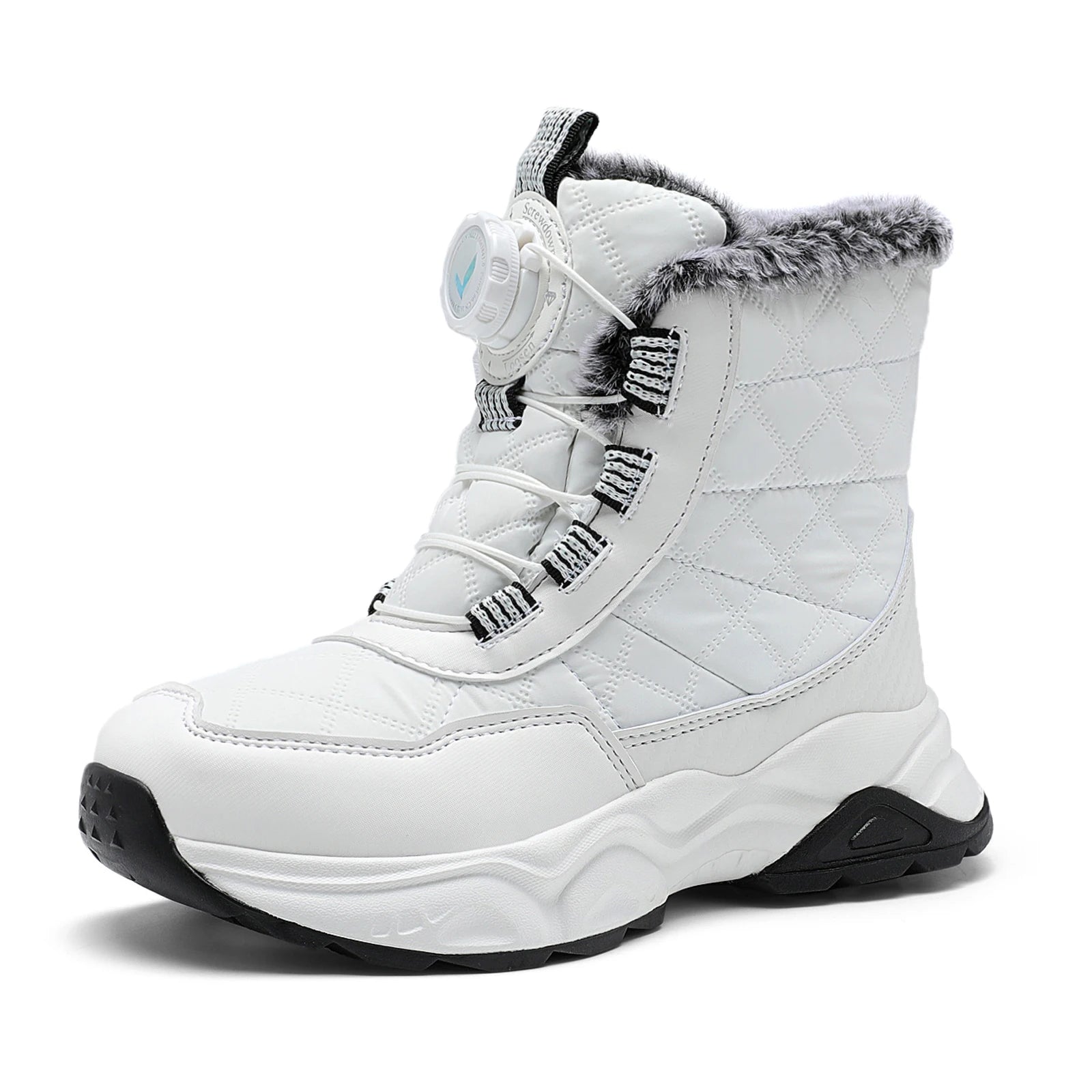 Момчешки туристически обувки, детски туристически обувки за момичета, топли зимни обувки за сняг, стоманени катарами, издръжливи и удобни