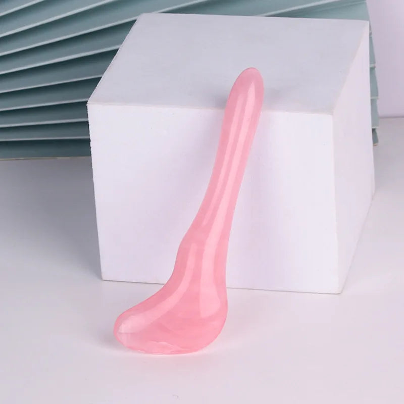 Guasha Beautiful Massage Пчелен восък Остъргващ масажен стъргалка за лице Масажор за акупунктура Gua Sha Очна дъска за лице SPA Инструмент за масаж