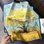 see chart 8 / Real silk 65x65cm