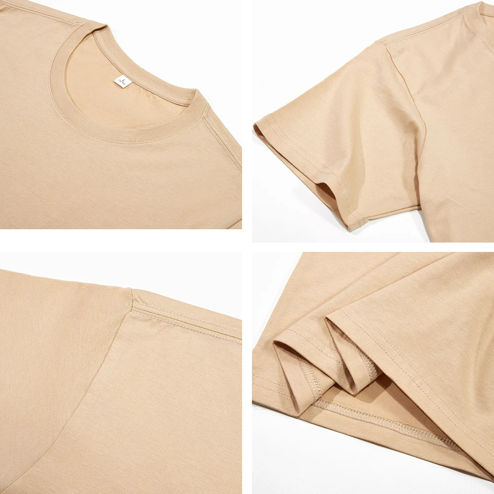 Тениска с щампи на Aperol Spritz с лимон, дамски памучен летен топ с къс ръкав, удобна широка тениска с О-образно деколте, спортни дрехи