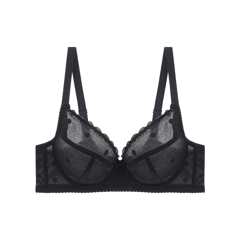 Големият гръден кош изглежда по-малък, сутиенът се събира, сгъва се, за да се предотврати увисването на гърдите, тънък дантелен сутиен за жени с големи размери OWD6103