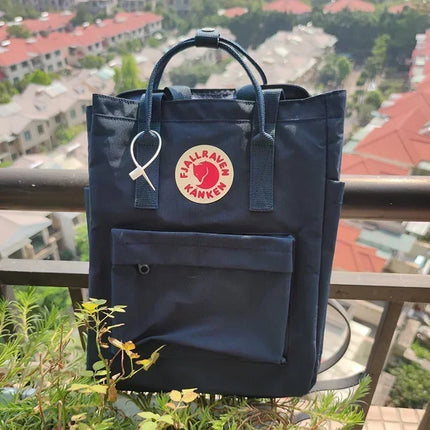 Оригинална чанта за през рамо Fjallraven Kanken с регулируема презрамка, модна двойна чанта за през рамо, неутрална чанта за открито, платнена