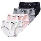 4 Pcs Briefs / One Size For 8-16Y