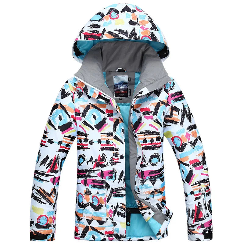 GSOU SNOW, Дамски, Зимни ски якета, Снежно облекло, Костюм за сноуборд, Водоустойчиво палто, Ски дрехи, За момичета, По-евтино почистване