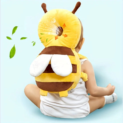 Бебешка възглавница Little Bee - Дишаща шапка против падане, подходяща за защита на главата на малки деца, коледен подарък