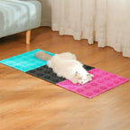 Подложка за драскане на котки, квадратна драскалка за под за домашни любимци за котки, четка за самообслужване за масаж на домашни любимци, четка за премахване на косми за котенца, аксесоари за котки