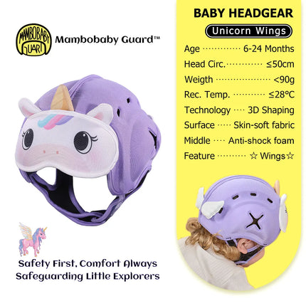 Mambobaby Guard Dropshipping 1 Безопасна противошокова бебешка каска Протектор за глава за малко дете Бебешка шапка Учи се да пълзи и да пада при удар