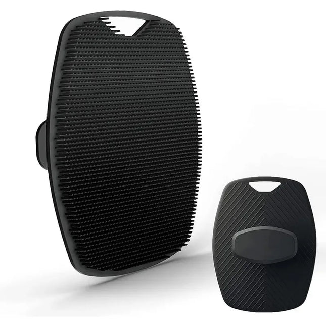 1 бр. мека силиконова четка за почистване на тяло за ексфолиране, удобна, практична, лесна за почистване, поглезете се със силиконова четка за вана