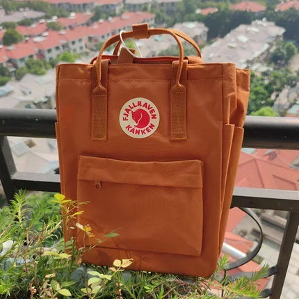Оригинална чанта за през рамо Fjallraven Kanken с регулируема презрамка, модна двойна чанта за през рамо, неутрална чанта за открито, платнена