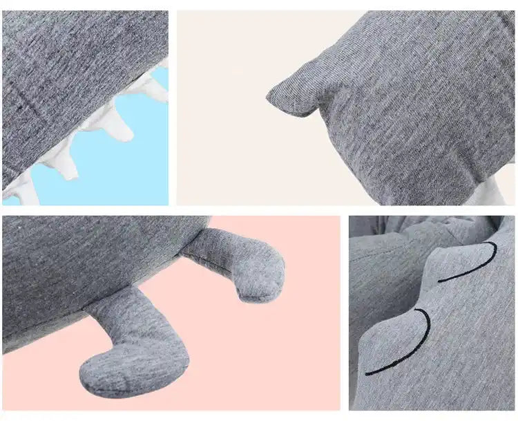 200 см крокодилски предпазител за бебешко креватче, предпазители за детско легло, сива крокодилска възглавница за бебешка стая, декорация за бебешко легло