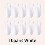 10pairs White / One Size
