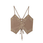 Light brown top / S