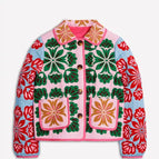 Pink green flower / M