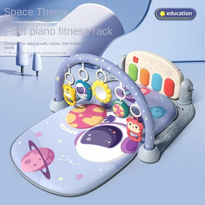 Многофункционална фитнес постелка за бебета, спортна постелка за игра, образователна играчка за пълзене, детски подаръци, играчки