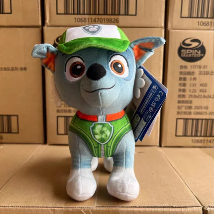 100% оригинална плюшена играчка Paw Patrol 18-20 см, изправена, Чейс, Скай, Маршал, Роки, Зума, Ръбъл, 6 вида, детски подарък за рожден ден