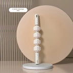 All white  four-ball massage stick