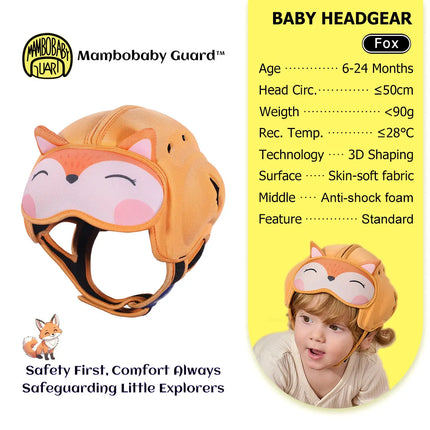 Mambobaby Guard Dropshipping 1 Безопасна противошокова бебешка каска Протектор за глава за малко дете Бебешка шапка Учи се да пълзи и да пада при удар